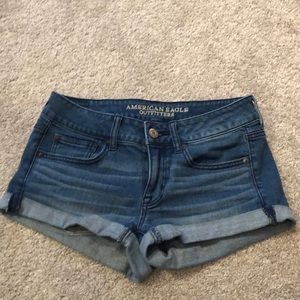 American Eagle Shortie Jean Shorts